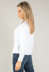 Ruffle Front Shirt