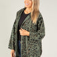 Leopard Print Woven Parka