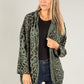 Leopard Print Woven Parka