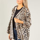 Leopard Print Woven Parka