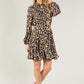 Leopard Print Shirt Dress