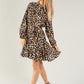 Leopard Print Shirt Dress