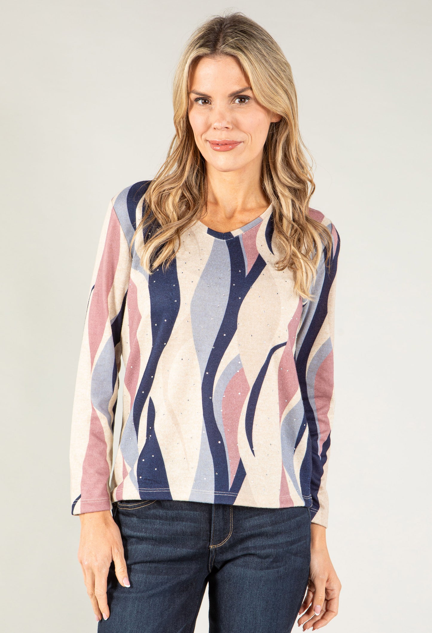 Swirl Lux Touch Knit Pullover