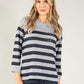 Striped Lux Touch Knit Pullover