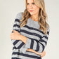 Striped Lux Touch Knit Pullover