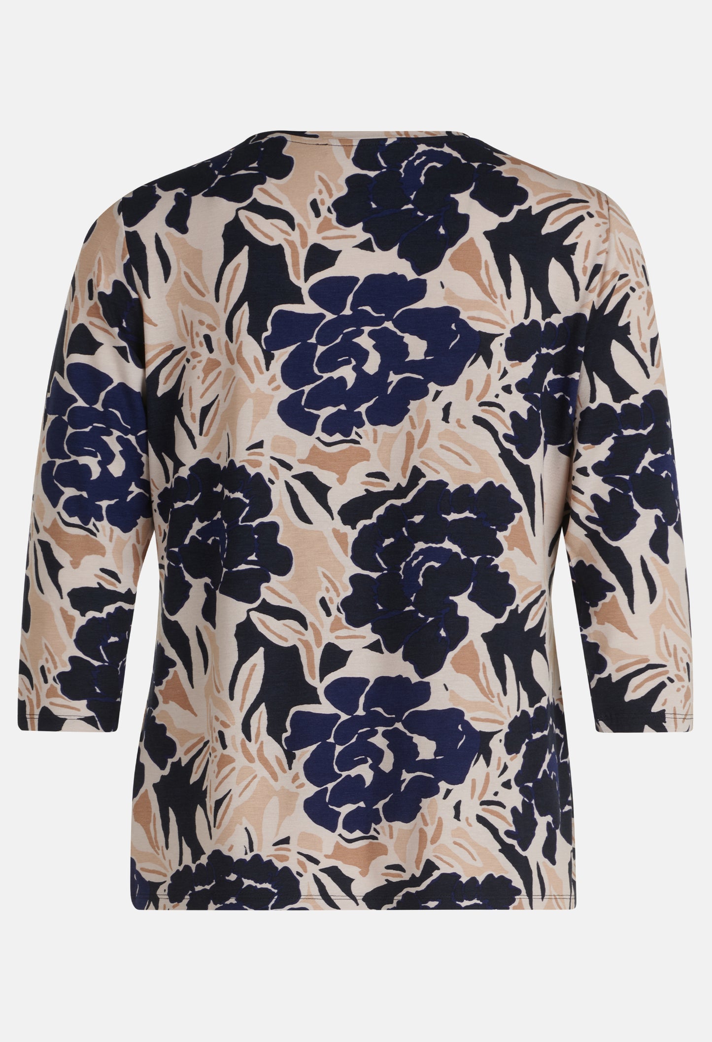 Floral 3/4 Sleeve Casual Top