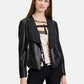 Leather Style Blazer Jacket