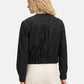 Zip Detail Bomber Jacket