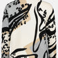 Diamante Detail Printed High Neck Jumper