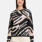 Animal Print Knit Pullover