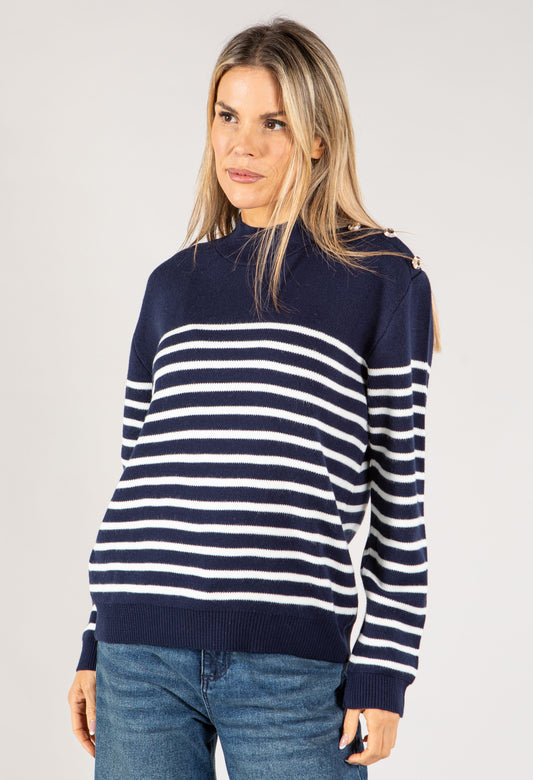 Striped Knit Jumper