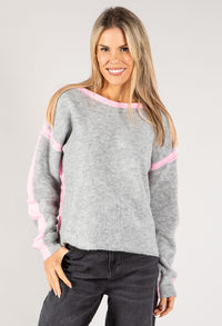 Contrast Detail Soft Touch Jumper