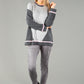 Super Soft Pink Trim Fine Knit Pullover