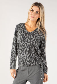 Tie Waist Soft Touch Knit Pullover