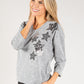 Star Print Soft Touch Knit Pullover