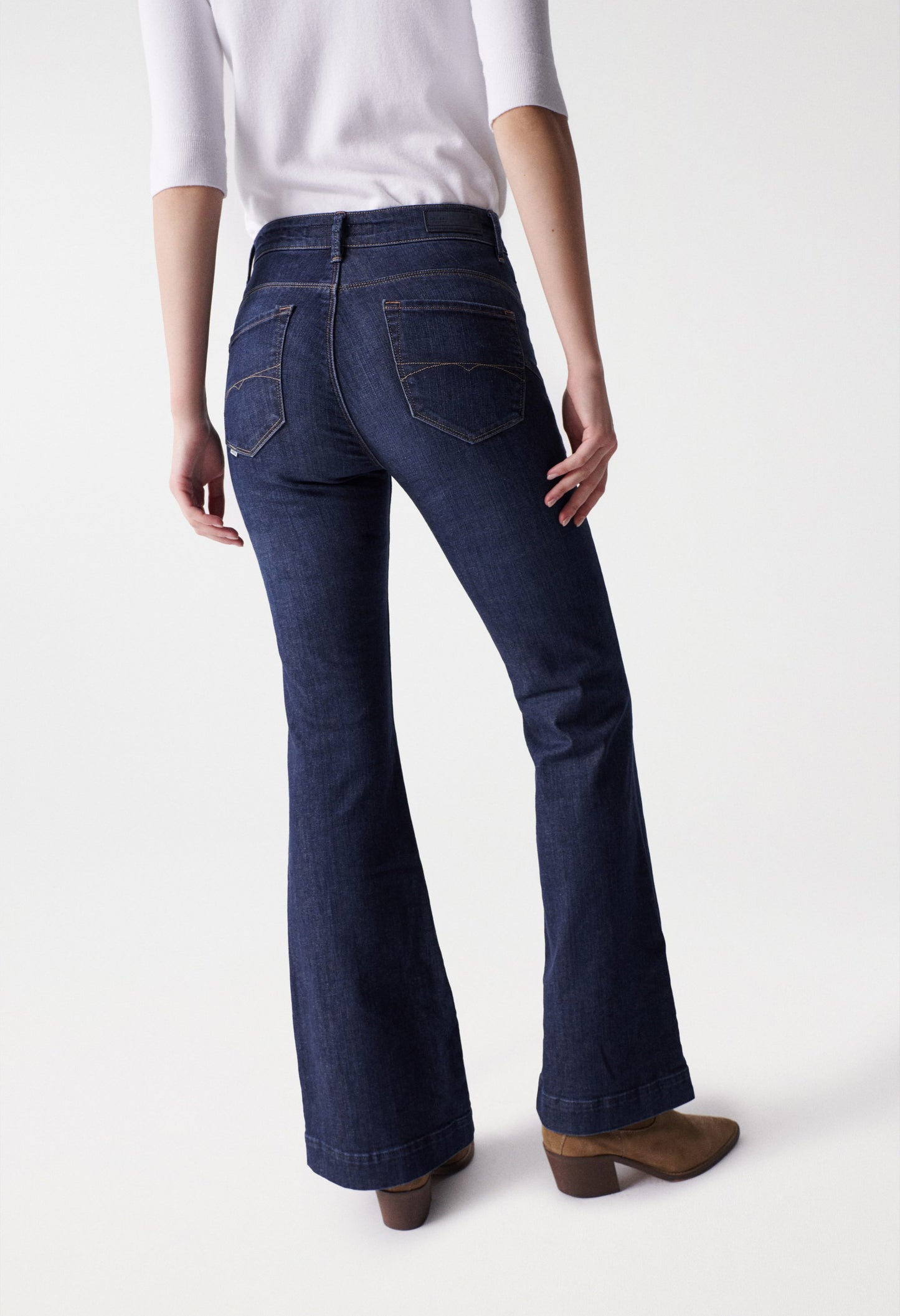 Faith Push In Flare Jeans