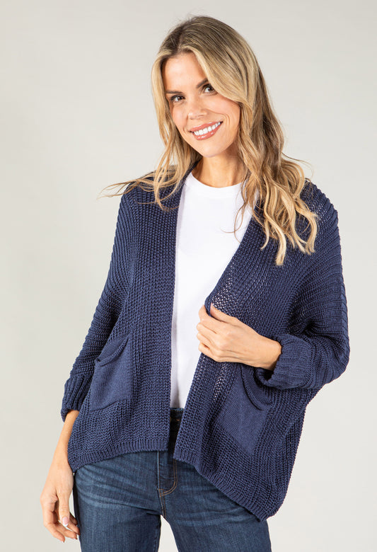 Chunky Knit Cardigan with Pockets