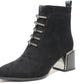 Diamante Tie Detail Suede Boot