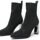 Diamante Sock Boot