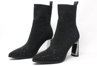 Diamante Sock Boot