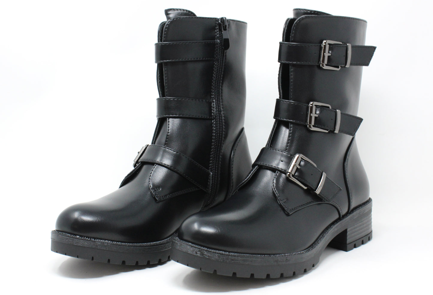 Triple Buckle Boot