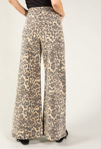 Leopard Print Jeans