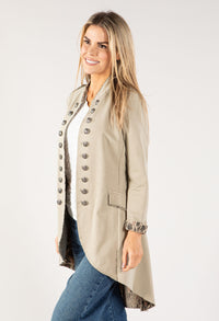 Longline Military Jacket