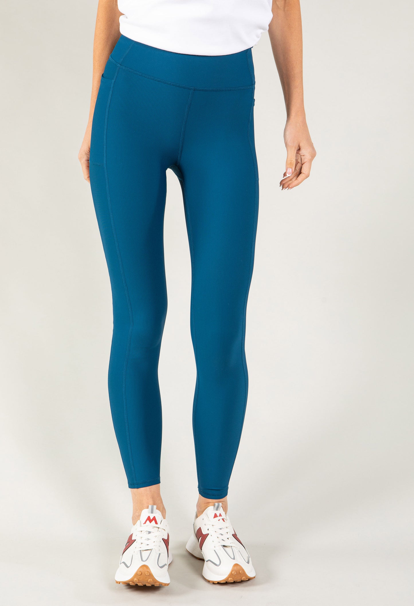 Go Flex Ribbed High Waist Leggings