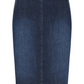 Denim pencil skirt