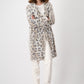 Longline Leopard Print Cardigan