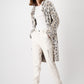 Longline Leopard Print Cardigan