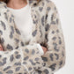 Longline Leopard Print Cardigan