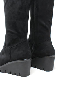 Knee High Wedge Boot