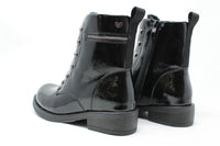 Patent Lace Up Boot