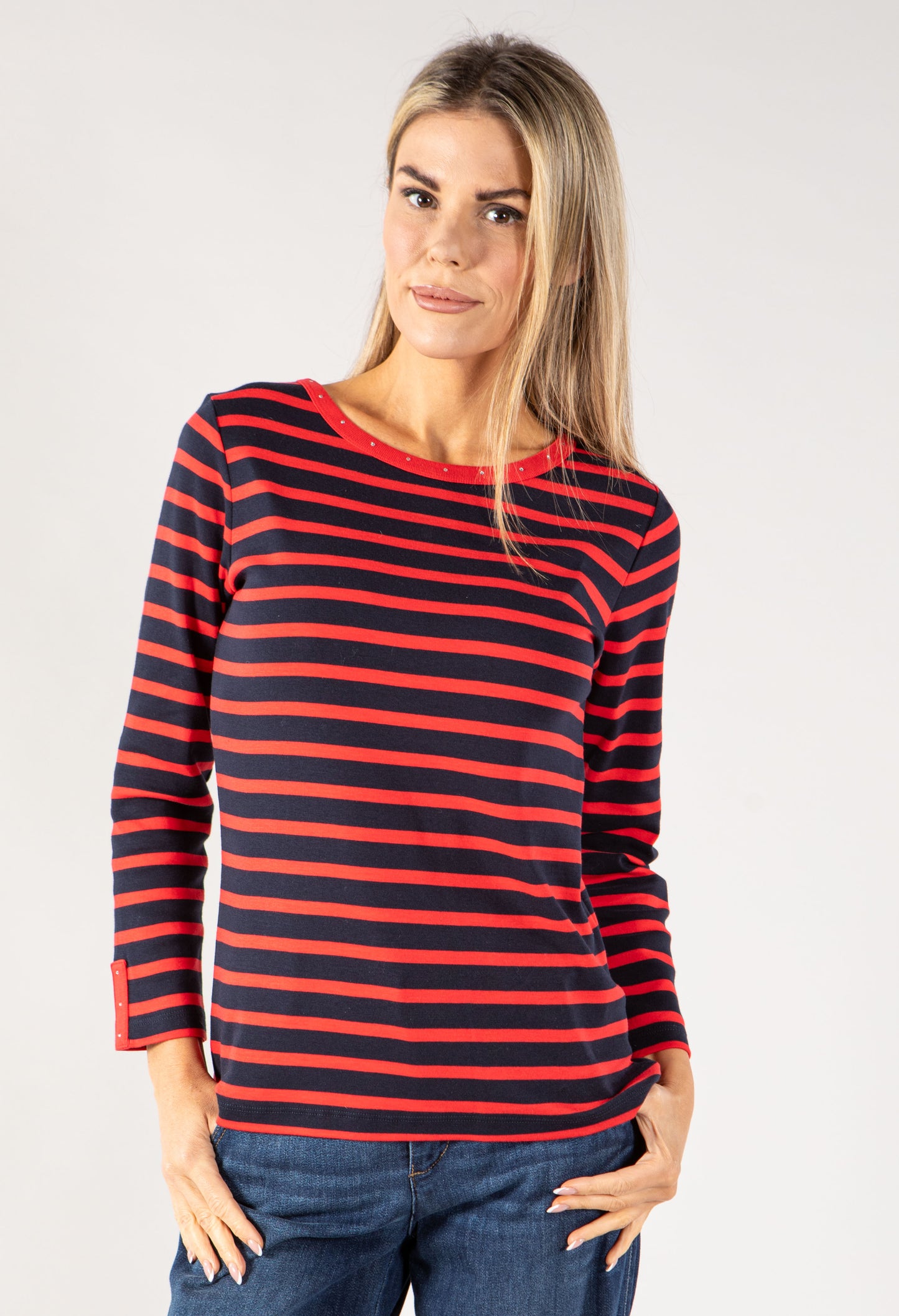 Long Sleeve Striped Top