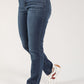 "Ab"solution® Indigo High Rise Straight Leg Jeans