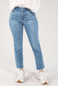 "Ab"solution® High Rise Slim Straight Leg Jean