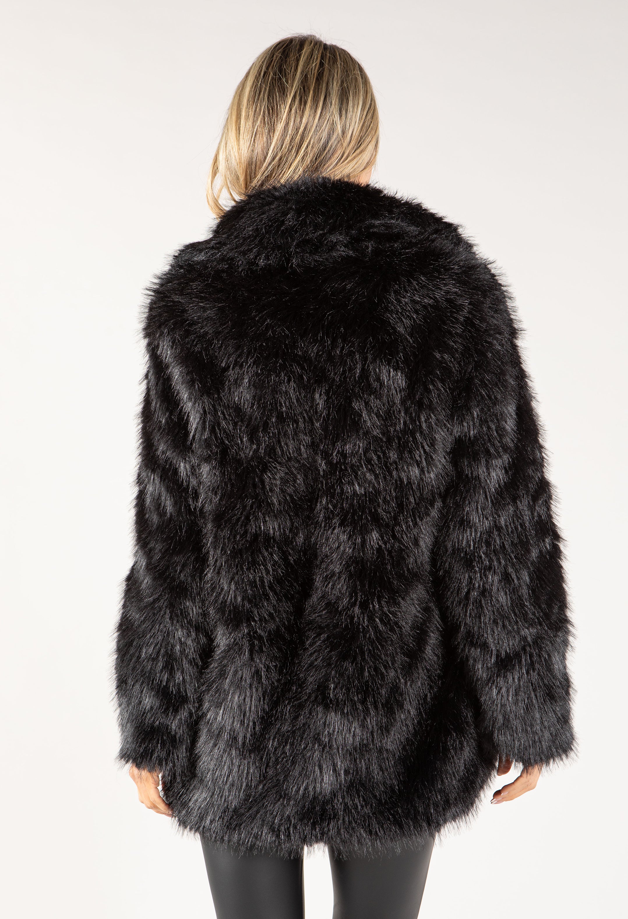 Shaggy Faux Fur Coat