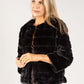 Clasp Close Faux Fur Jacket