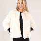 Clasp Close Faux Fur Jacket