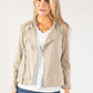 Soft Biker Style Jacket