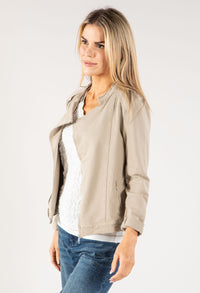 Soft Biker Style Jacket