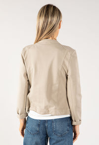 Soft Biker Style Jacket