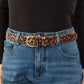 Leo Print Belt