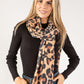 Soft Touch Leo Print Scarf