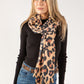 Soft Touch Leo Print Scarf