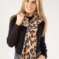 Soft Touch Leo Print Scarf