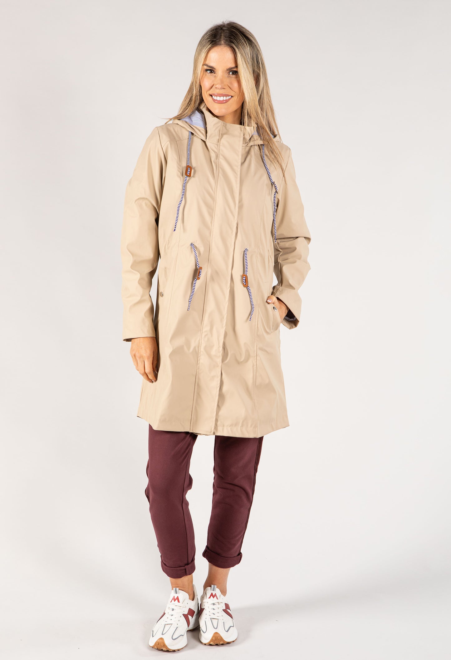 Tie Waist Raincoat