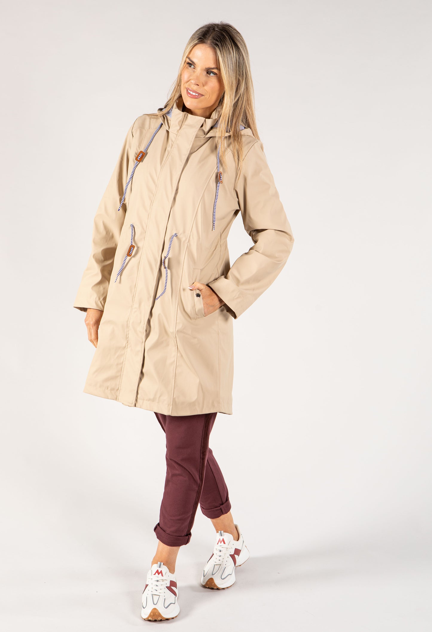 Tie Waist Raincoat