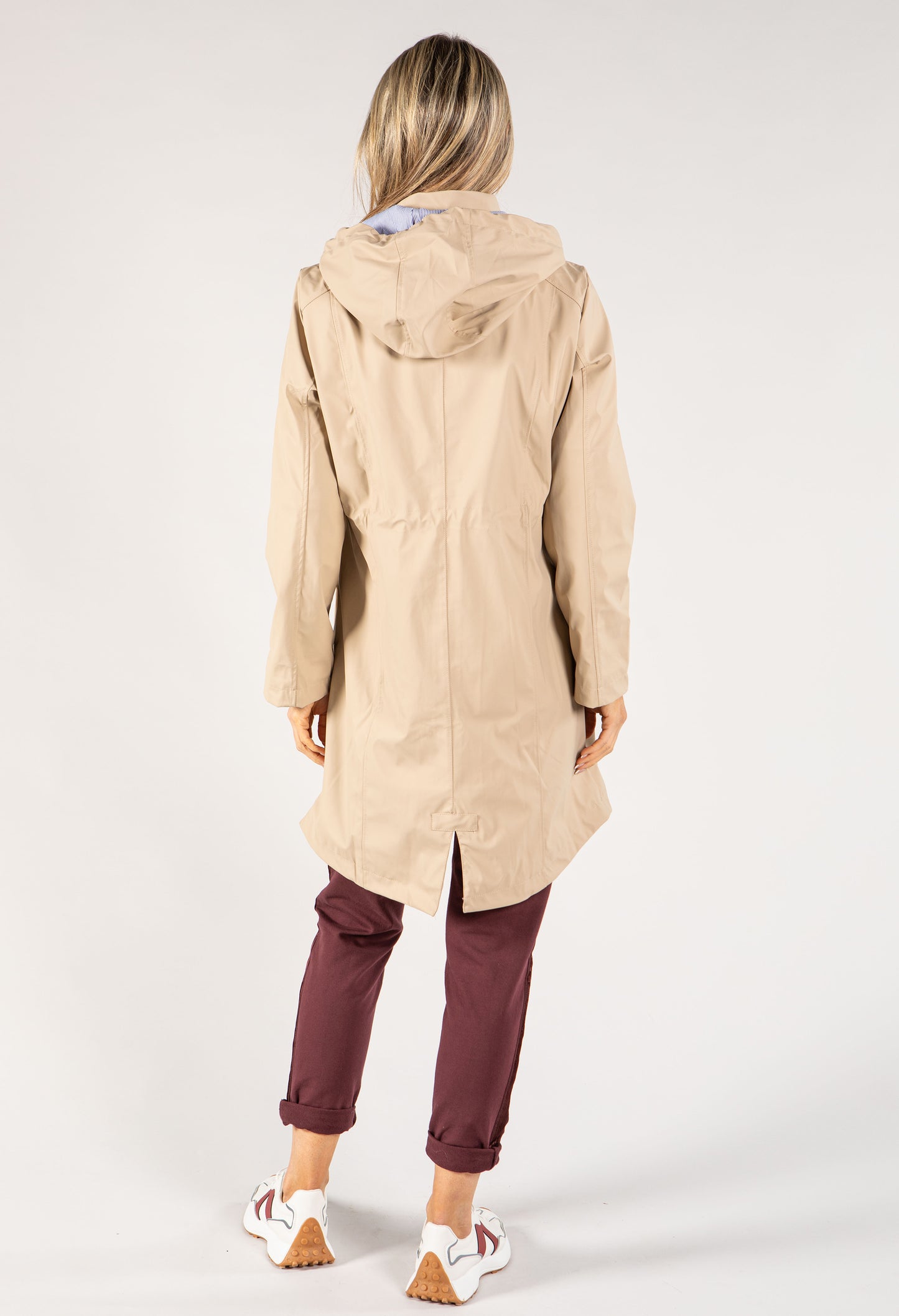 Tie Waist Raincoat